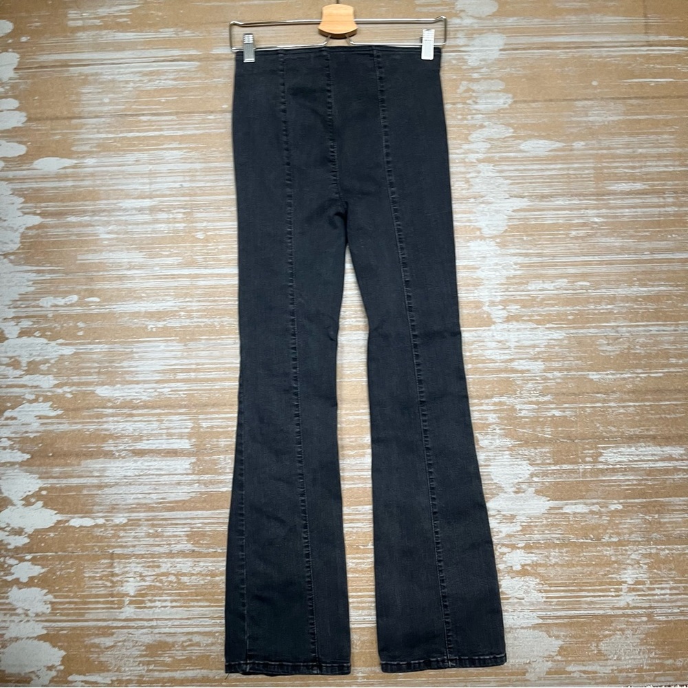 Free People Black Flare & Wide Leg Jeans - Picture 4 of 5